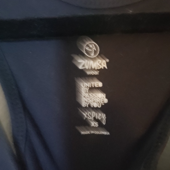 ZUMBA WEAR Black & Gold Instructor Top - Picture 3 of 6